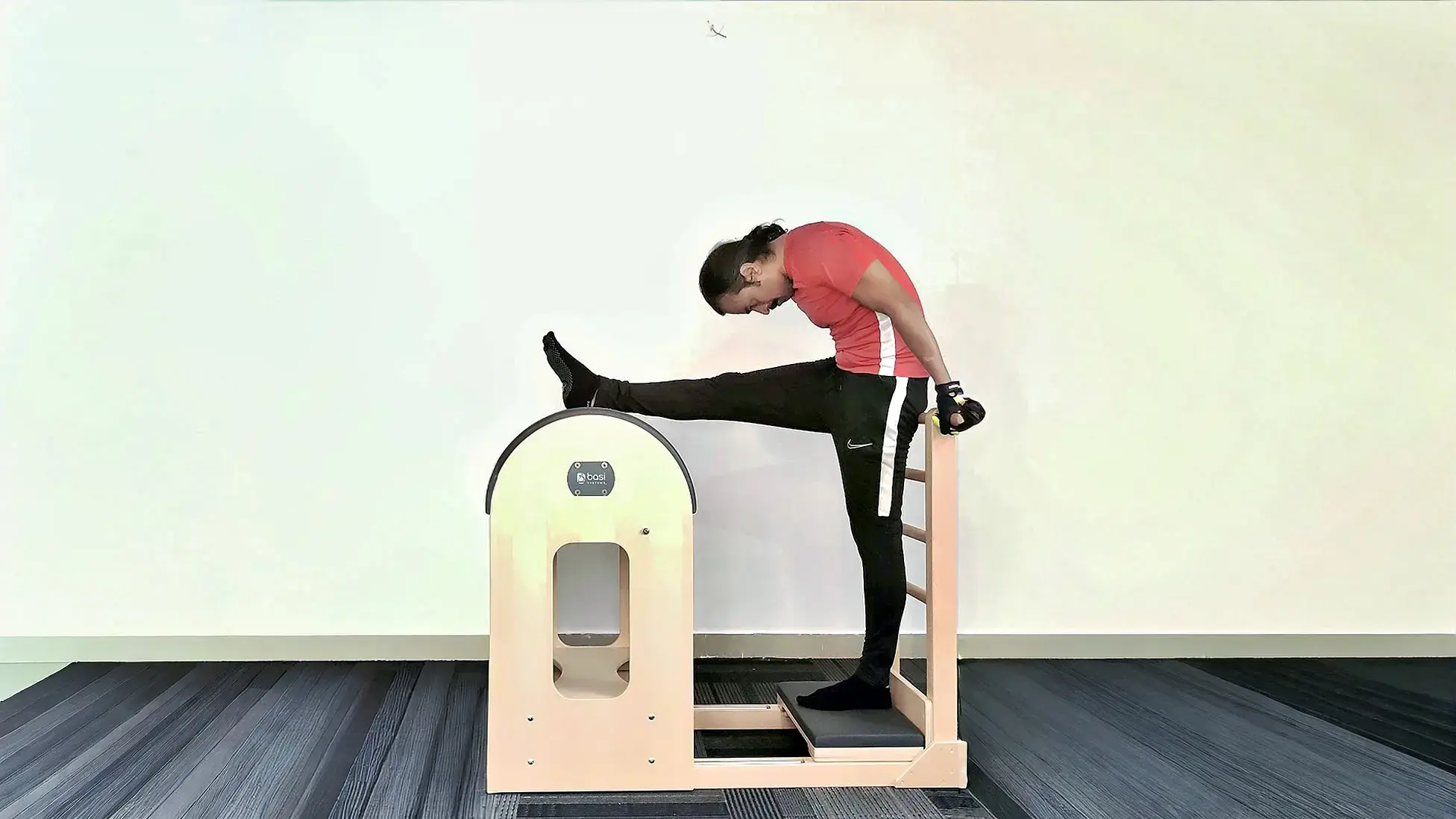 Postural assessment and movement instruction at a private Pilates studio in Bengaluru