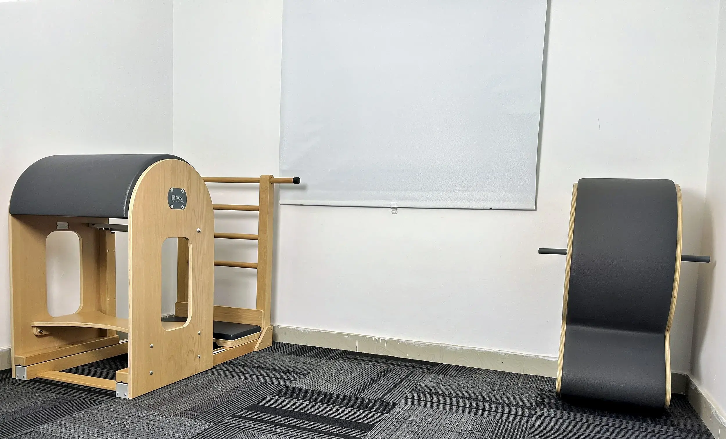 Abdul Kalam in his private Pilates studio in Bengaluru after seven years of teaching