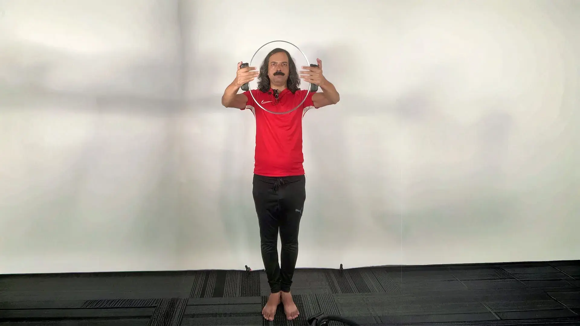 Full Pilates apparatus system at a private studio in Bengaluru