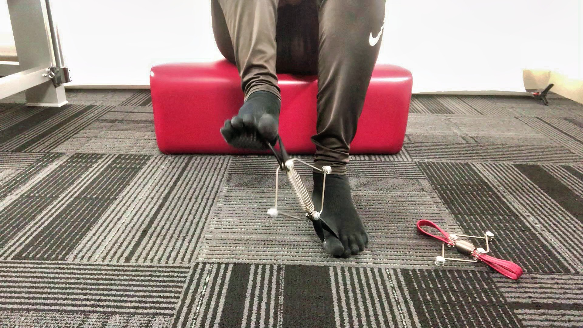 Small Pilates apparatus including Foot Corrector and Magic Circle at a private studio in Bengaluru