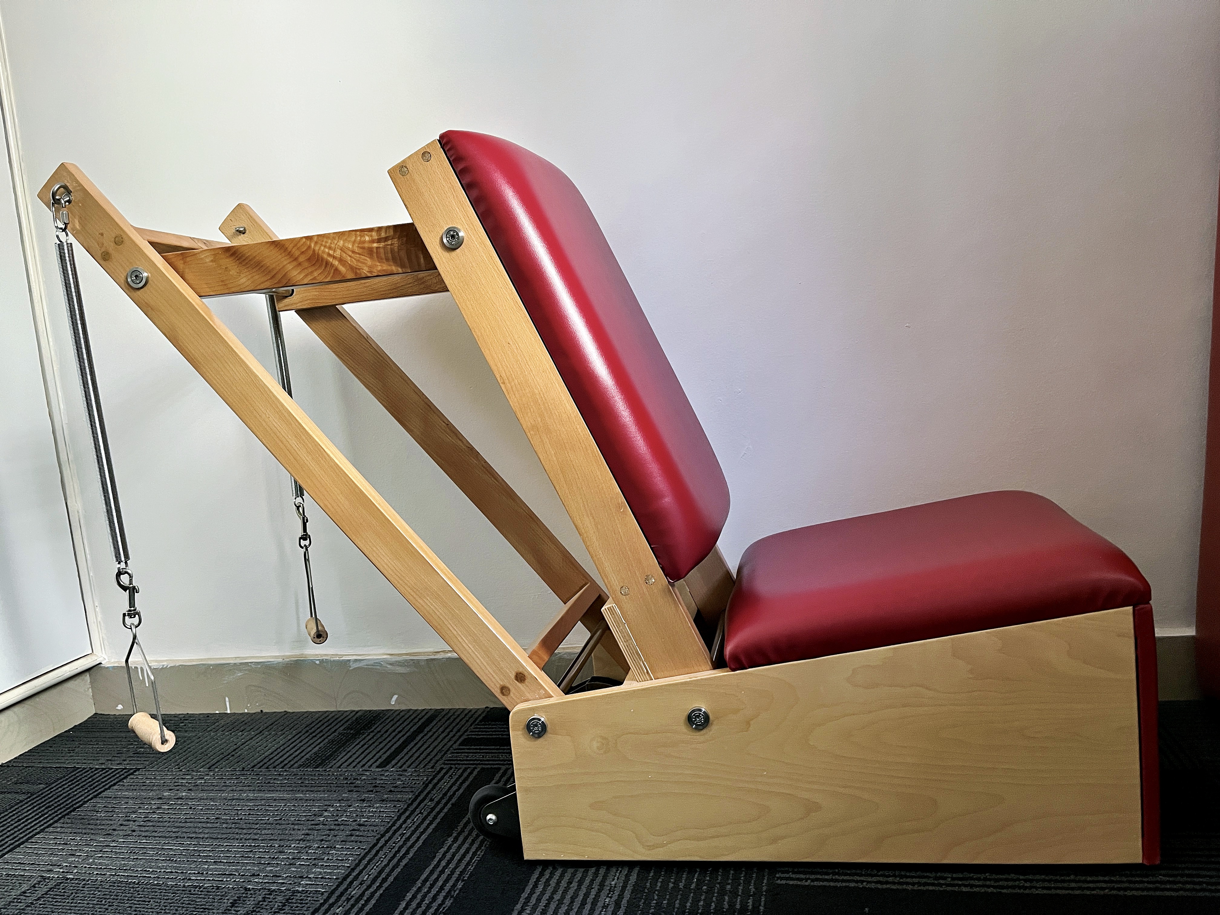 Baby Chair apparatus at Pilates with Abdul studio