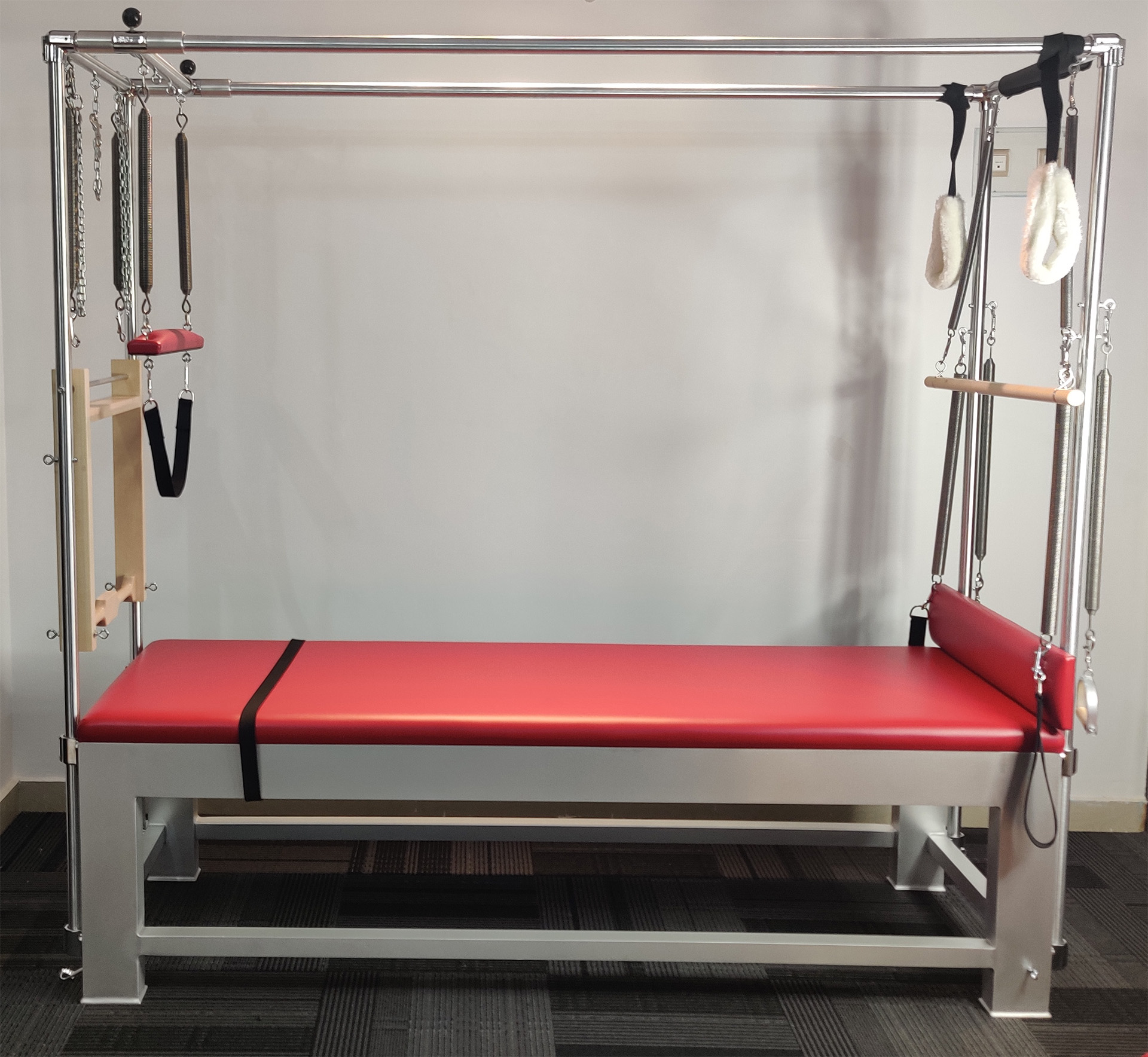 The Cadillac apparatus at Pilates with Abdul studio in Bengaluru