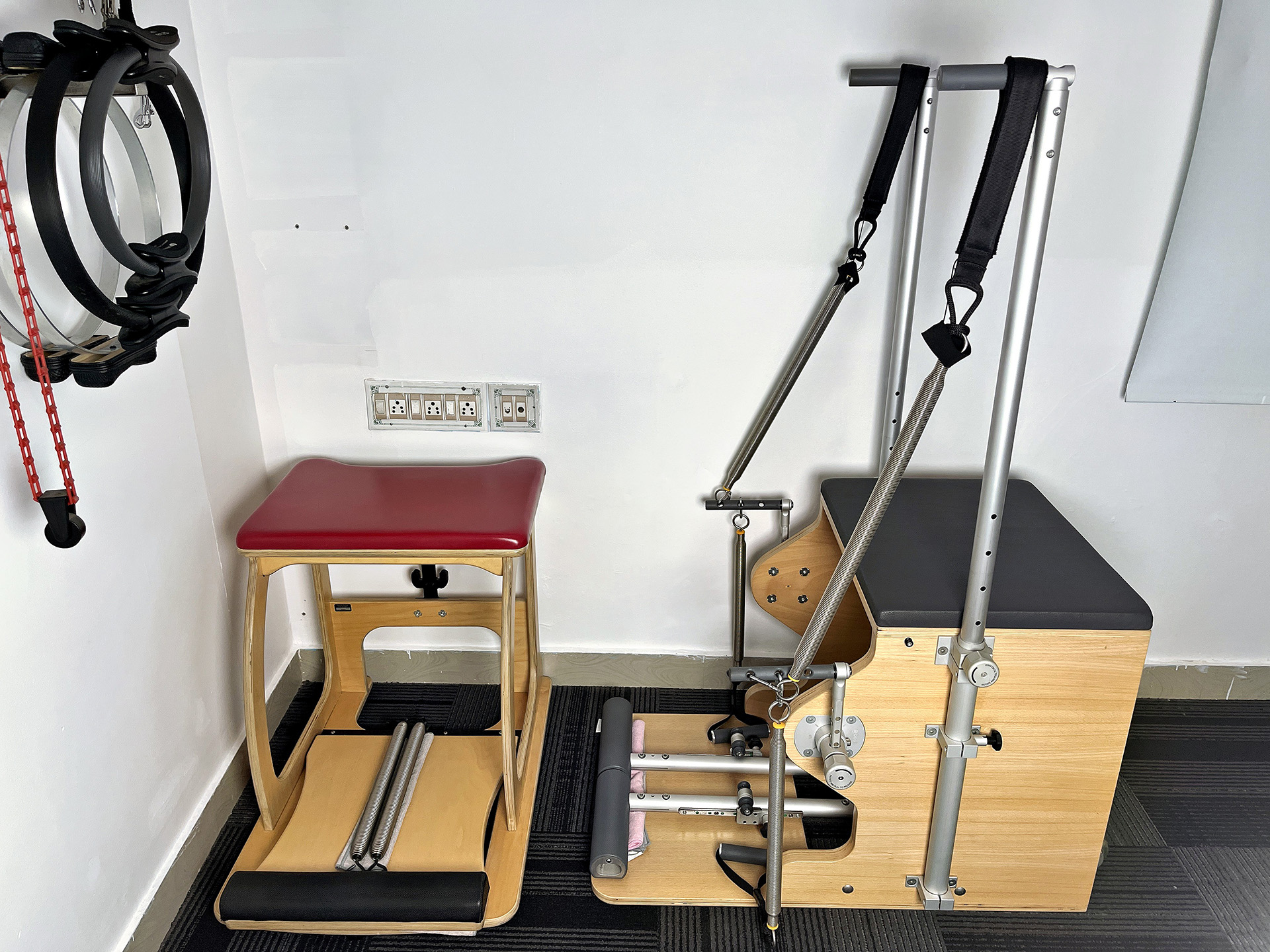 The Wunda Chair apparatus at Pilates with Abdul studio in Bengaluru
