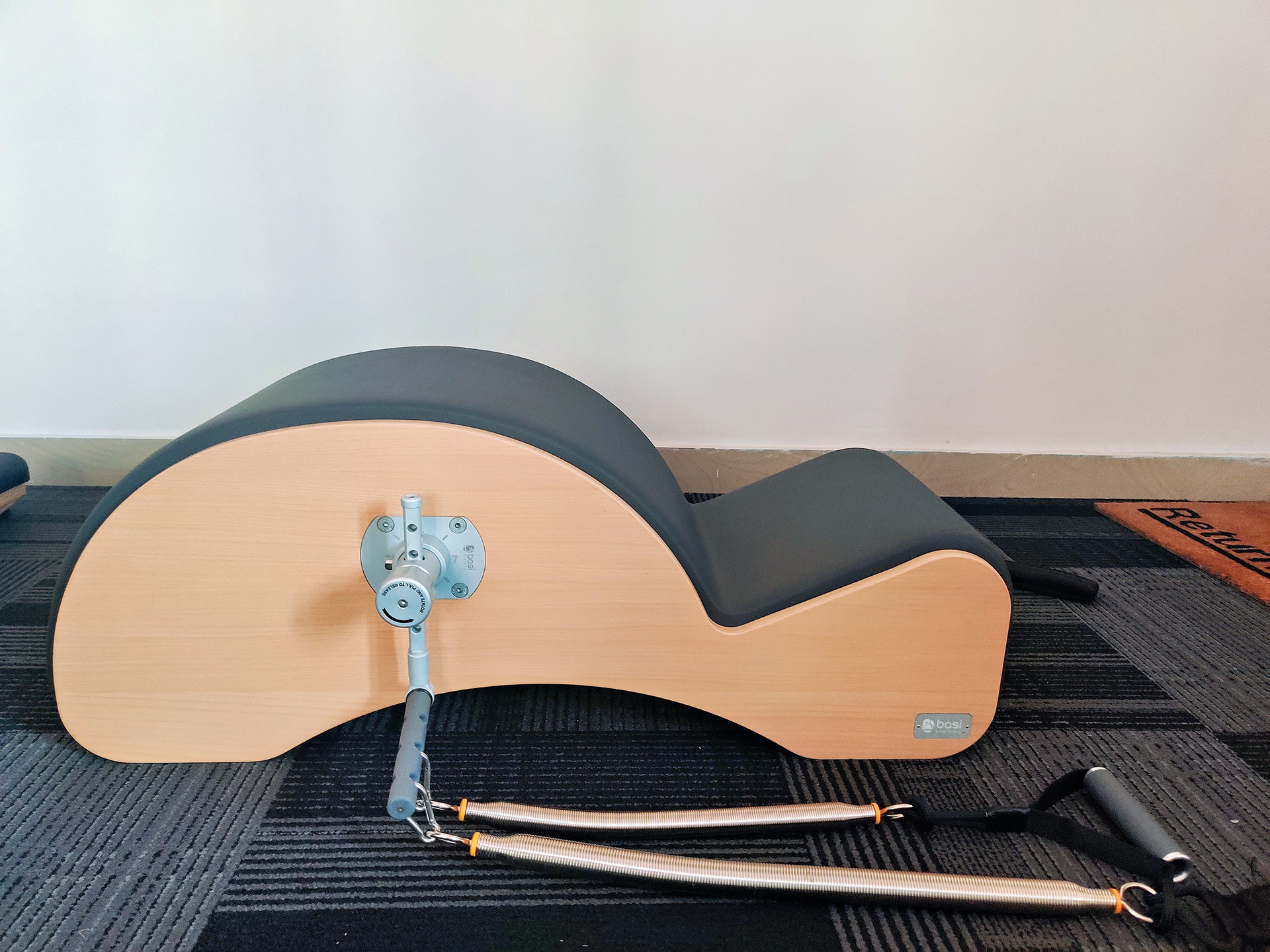 The Spine Corrector apparatus at Pilates with Abdul studio in Bengaluru